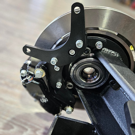 Rear-mount Tesla LDU conversion kit for GM B-Body chassis cars